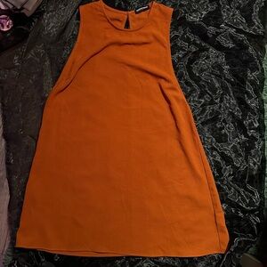 Burnt Orange American Apparel Dress